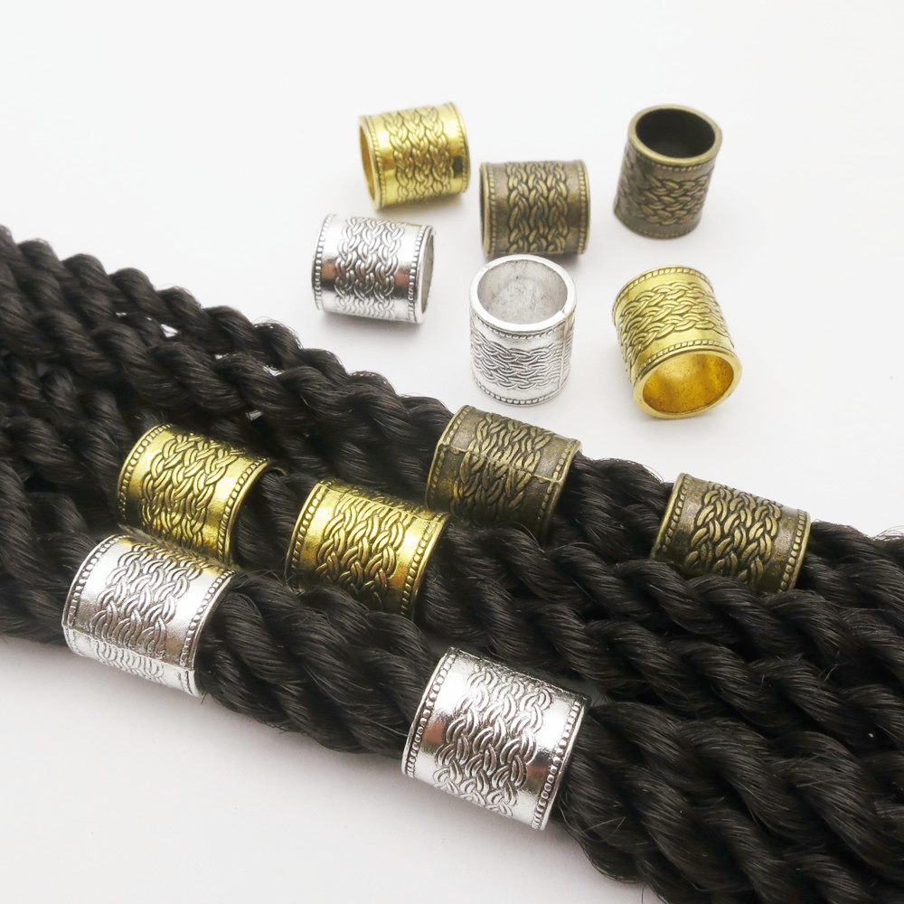 Women Accessories Combo - 10Pcs/Pack Big Large Hole Alloy viking