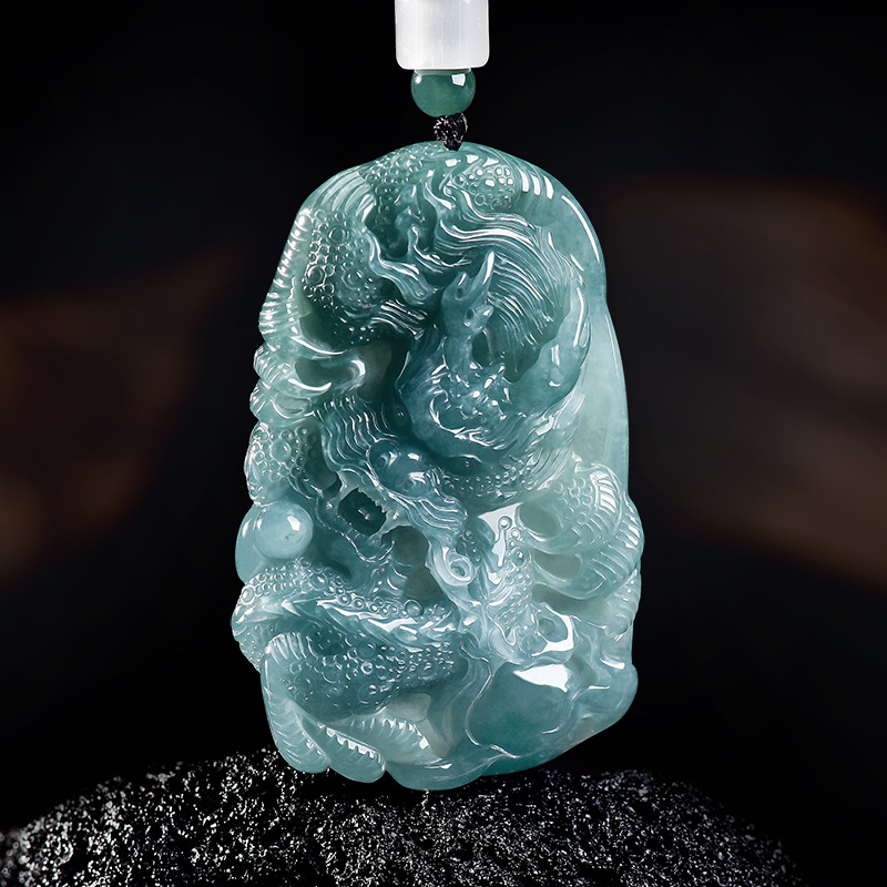Natural Burmese Jadeite Dragon - Women'S Accessories Jewelry review and price