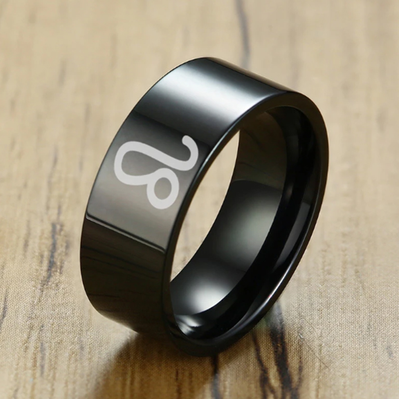 12 Zodiac Sign Rings Stainless - Women Accessories Name In English review and price