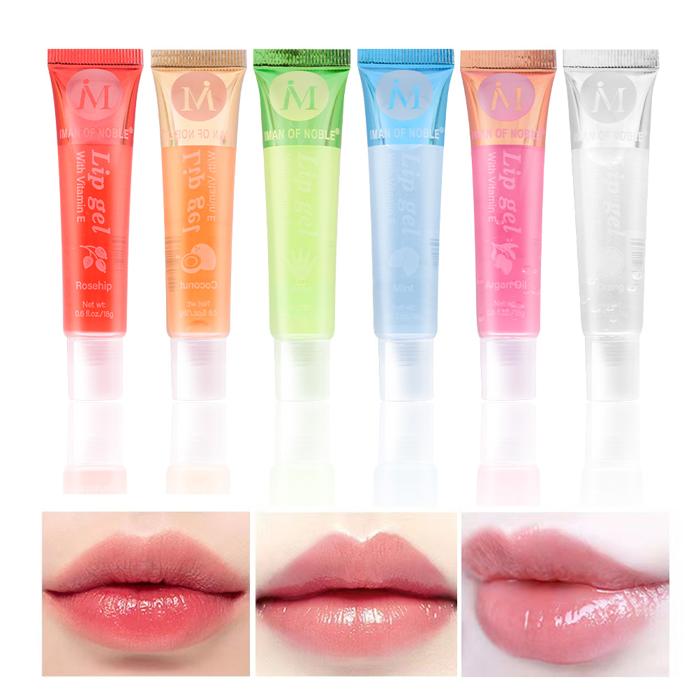 6Pcs Fruit Flavor Glossy Lip O - Women Accessories Clearance review and price