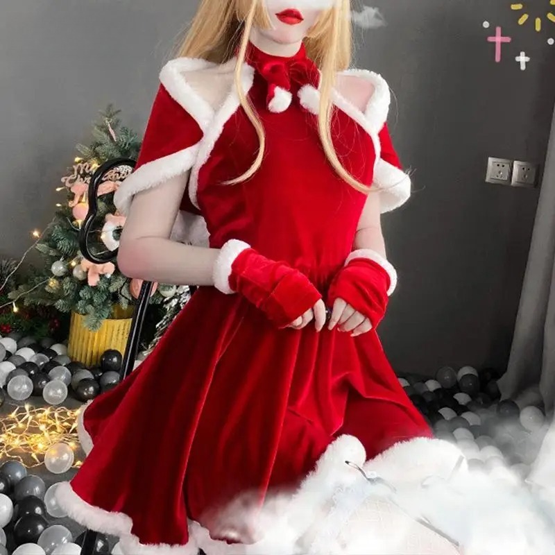 Christmas Cosplay Costume Dres - Women Accessories Kit review and price