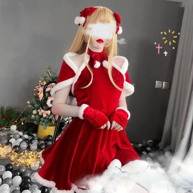 Christmas Cosplay Costume Dres - Women Accessories Kit review and price