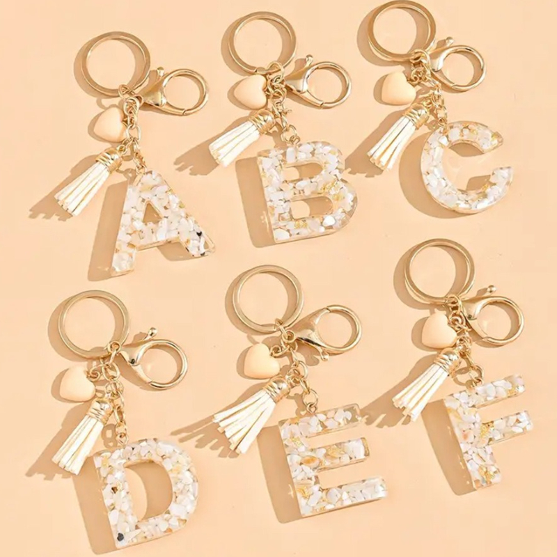 A-Z English Keychain Tassel Re - Women Accessories In English review and price