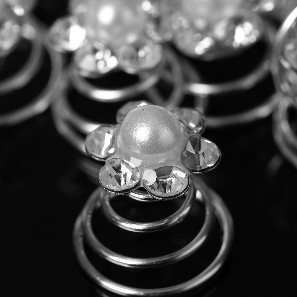 12Pcs Bridal Crystal Pearl Flo - Women Accessories Combo review and price
