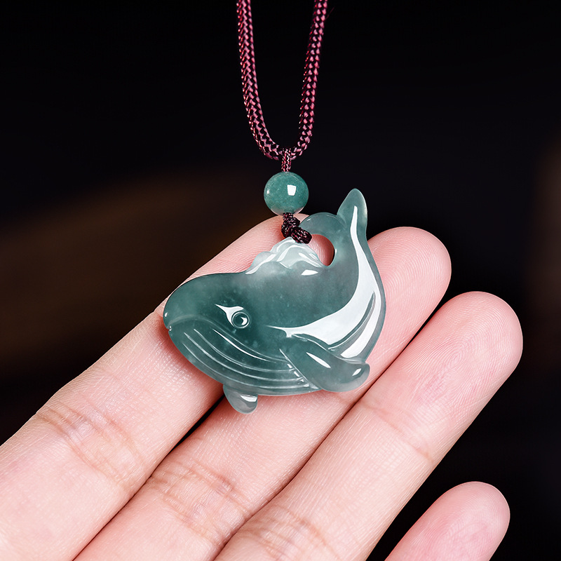 Natural Burmese Jadeite Whale  - Women'S Accessories Jewelry review and price