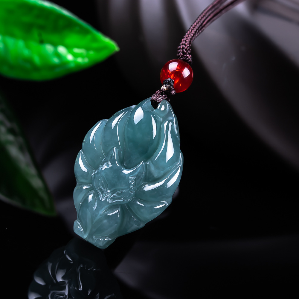 Natural Burmese Jadeite Fox Pe - Women'S Accessories Jewelry review and price