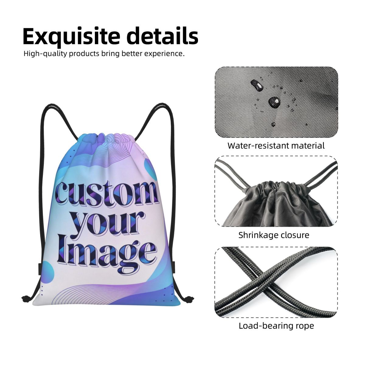Custom Your Photo Logo Text Dr - Women Accessories Images review and price