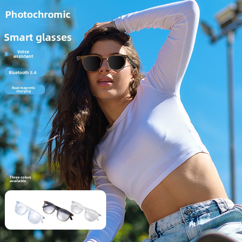 Smart Glasses Bluetooth Music  - Women Accessories In English review and price