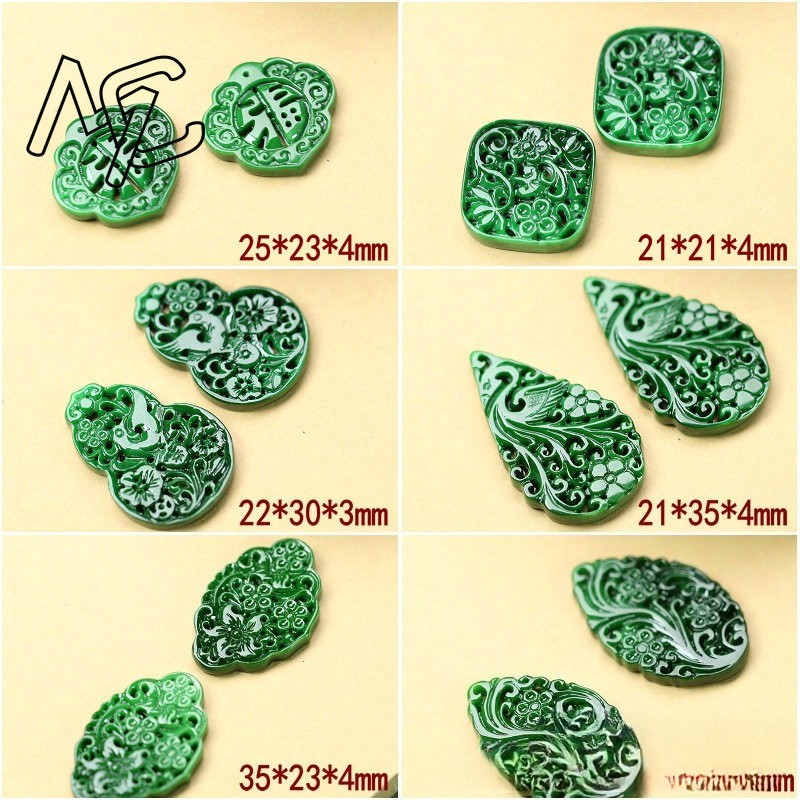 2pcs DIY Natural Dry Green Eme - Women'S Accessories Jewelry review and price