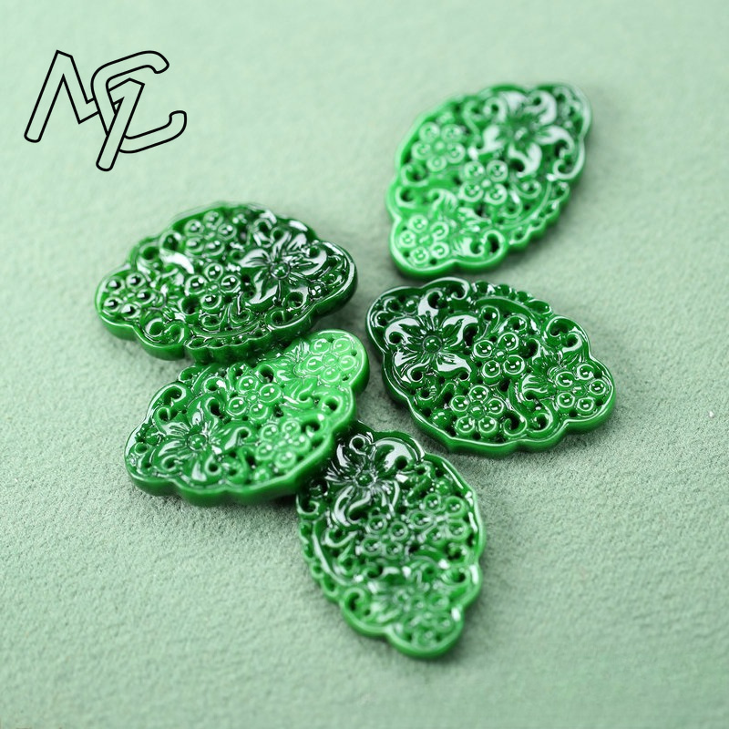 2pcs DIY Natural Dry Green Eme - Women'S Accessories Jewelry review and price