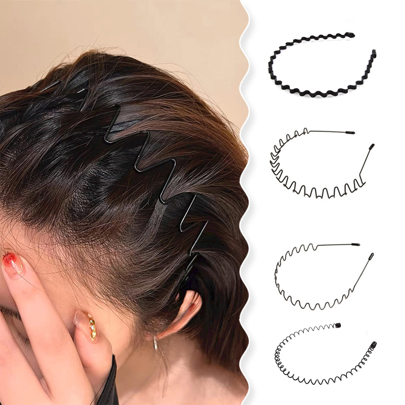 2-5Pcs Wavy Hairband Spring Ha - Women Accessories Combo review and price