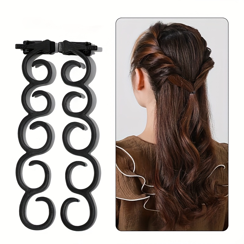 Girls Side Braid Hair Clips Wa - Women Accessories Combo review and price