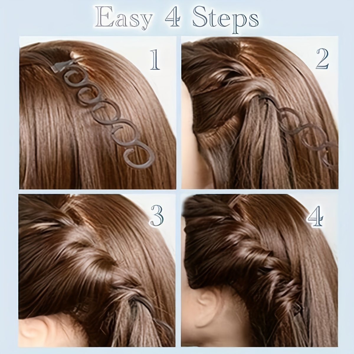 Girls Side Braid Hair Clips Wa - Women Accessories Combo review and price