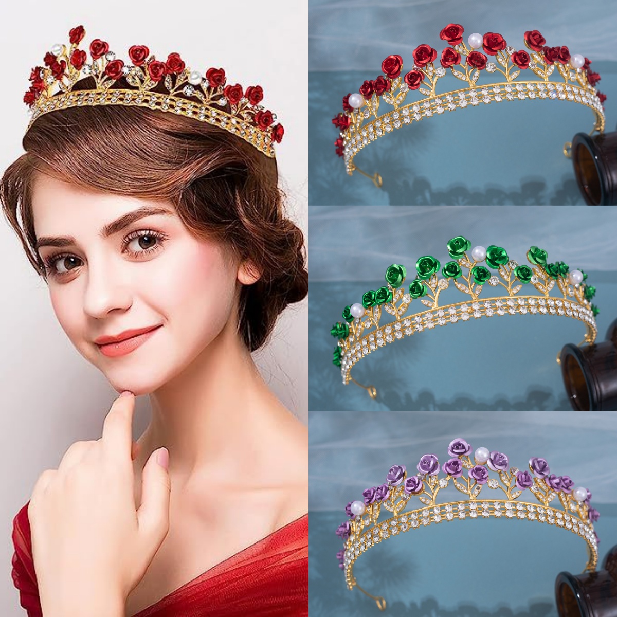Baroque Ceramic Bridal Crown R - Women'S Accessories Jewelry review and price